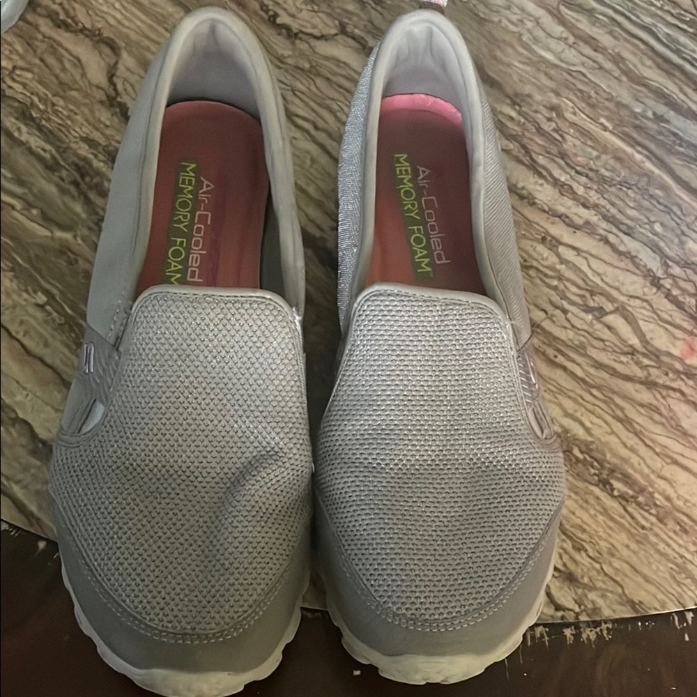 Skechers Walking Work Air Cooled Go Walk Memory Foam Slip On Shoes size 8.5